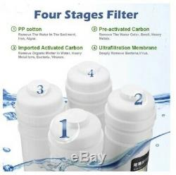 Reverse Osmosis Water Filtration System 4 Stage RO Water Purifier Under Sink