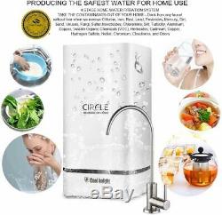 Reverse Osmosis Water Filtration System 4 Stage RO Water Purifier with Faucet