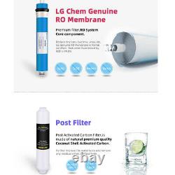 Reverse Osmosis Water Filtration System RO + Extra12 Free Filters 75 GPD US