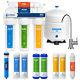 Reverse Osmosis Water Filtration System Ro Plus 4 Free Filters 50 Gpd