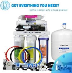 Reverse Osmosis Water Filtration System Under Sink with Pump and Alkaline Filter