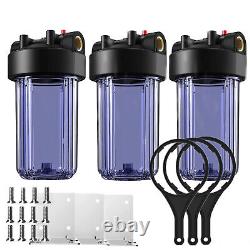 SimPure 10 x 4.5 Clear Whole House Water Filter Housing Filtration System Home