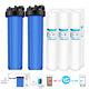 Simpure 2-stage 20 Inch Big Blue Whole House Water Filter Housing &6 Pp Sediment