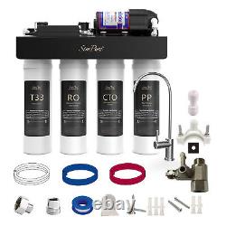 SimPure 400GPD 8-Stage UV Reverse Osmosis System 6-Month Water Filter Filtration