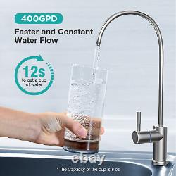 SimPure 400GPD UV Alkaline pH+ Reverse Osmosis Drinking Water System Under Sink
