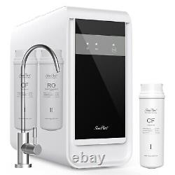 SimPure 600GPD Reverse Osmosis RO Water Filter System Under Sink+Extra CF Filter