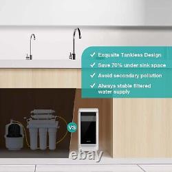 SimPure 600GPD Reverse Osmosis RO Water Filter System Under Sink+Extra CF Filter