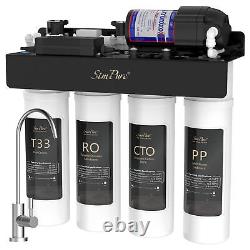 SimPure 8-Stage Tankless RO UV Reverse Osmosis System 400GPD Water Filter System