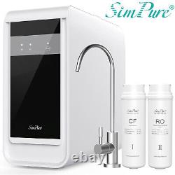 SimPure Q3-600GPD 7Stage Tankless Reverse Osmosis Water Filter Filtration System