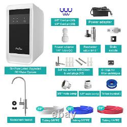 SimPure Q3-600GPD 7Stage Tankless Reverse Osmosis Water Filter System Under Sink