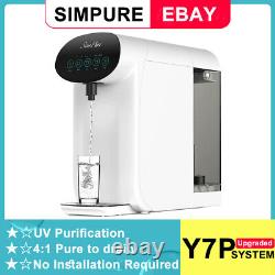 SimPure UV Countertop Reverse Osmosis RO Water Filter Syestem Water Dispenser