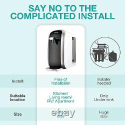 SimPure UV RO Countertop Reverse Osmosis Water Filter System Drinking Dispenser
