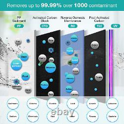 SimPure UV Reverse Osmosis RO Drinking Water Filter System Purifier Under Sink