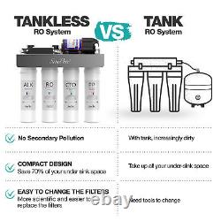 SimPure WP2-400GPD UV Alkaline Ionizer pH+ Tankless Reverse Osmosis Water System