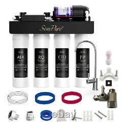 SimPure WP2-400 GPD UV 8-Stage Alkaline pH+ Reverse Osmosis Water Filter System