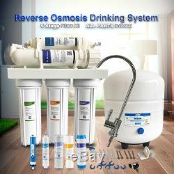 Sim-Pure Reverse Osmosis System Water Filter 75GPD NO-Pump Hand Instal Setup