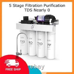 T1-400 UV Tankless Reverse Osmosis System, 400 RO Under Sink Water Filter System