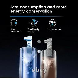 Tankless 5-Stage Reverse Osmosis Water Filtration System 400 GPD Black Waterdrop