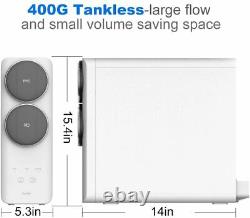 Tankless RO Reverse Osmosis Water Filtration System, 400GPD Fast Flow Purifier