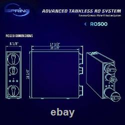 Tankless RO Reverse Osmosis Water Filtration System TDS Reduction 500GPD Filter