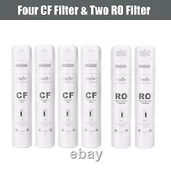 UV Reverse Osmosis System Countertop Water Filter Purification + Extra 9 Filters