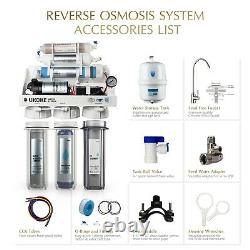 Ukoke 6 Stages Reverse Osmosis, Water Filtration System, 75 GPD with Pump OPEN BOX