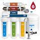 Ultraviolet Reverse Osmosis Water Filtration System Ro Uv With Gauge 100 Gpd