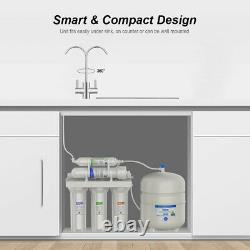 Under Sink75GPD 5Stage Reverse Osmosis Drinking Water Filter System wFaucet&Tank