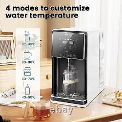Vortopt Countertop Reverse Osmosis System 4 Stage RO Water Filter With Heating