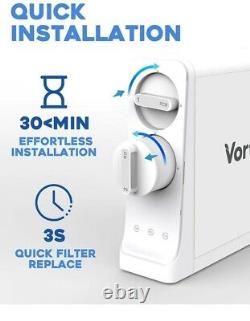 Vortopt Reverse Osmosis System Under Sink, 600GPD QR03 Retail 300$