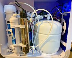 W01A 6 Stage Drinking Water Filter Reverse Osmosis(RO) + UV + Booster Pump +TDS