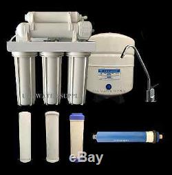 Water Filter System Reverse Osmosis Filtration Drinking Home RO 100 gpd