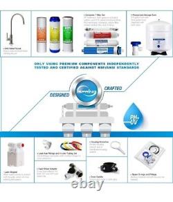 Water Filtration System Reverse Osmosis iSpring RCC7AK-UV 75 GPD UV Alkaline NOB
