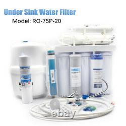 Water Systems 50 GPD 5-Stage Certified Ultra Safe Reverse Osmosis Water Filter