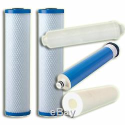 Water Systems 5 Stage Reverse Osmosis Replacement Filter Bundle 50 Gpd Fits All
