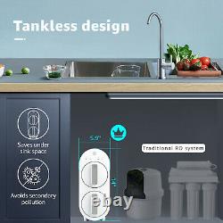 WaterdropTankless Reverse Osmosis Water Filtration System, 600 GPD, Smart Panel