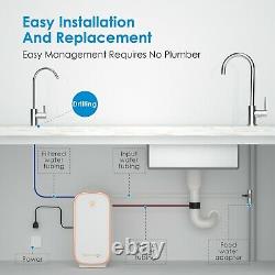 Waterdrop D4 Reverse Osmosis Water Filtration System, 400 GPD, Reduces TDS