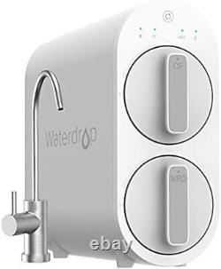 Waterdrop G2Reverse Osmosis System, 7 Stage Tankless RO Water Filter System, White