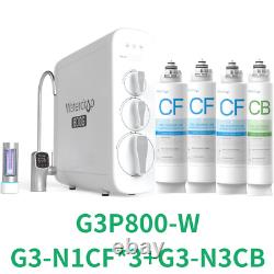 Waterdrop G3P800 Reverse Osmosis System, With G3-N1CF & G3-N3CB, 2 Years lifetime