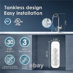 Waterdrop G3 Tankless Reverse Osmosis Water Filtration System, with 6 Filters