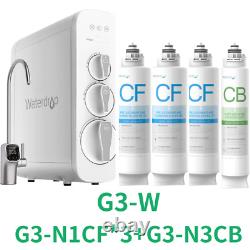 Waterdrop Refurbished G3 Reverse Osmosis System, With G3-W & N1CF & N3CB, 2 Years
