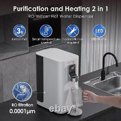 Waterdrop Reverse Osmosis System Countertop, Instant Hot Water Dispenser