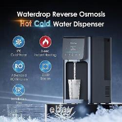 Waterdrop WD-A1 Countertop Reverse Osmosis System, Hot and Cold Water Dispenser
