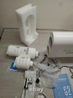Waterdrop WD-G2P600-W Reverse Osmosis Water Filtration System 600GPD Tankles NEW