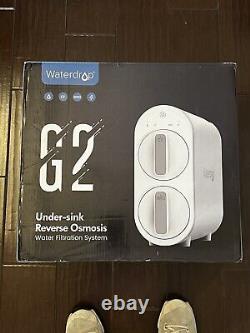 Waterdrop WD-G2-W G2 Reverse Osmosis Water Filtration System Tankless White