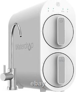 Waterdrop WD-G2-W G2 Reverse Osmosis Water Filtration System Tankless White, NEW