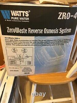 Watts Premier 0950045 ZeroWaste Reverse Osmosis System ZRO-4
