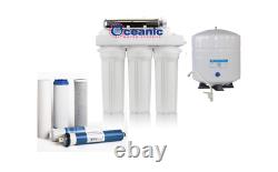 Well Water Reverse Osmosis Low Pressure Water System 6 Stage Permeate Pump UV