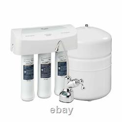 Whirlpool Reverse Osmosis Filtration System Chrome Faucet Cartridges White New