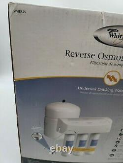 Whirlpool WHER25 Reverse Osmosis (RO) Filtration System With Chrome Faucet